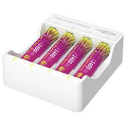 Ansmann Pure Power Set 4× Micro AAA Akkus und Lademodul akumulátor AAA Li-Ion 1250 mAh 1.5 V 1 ks