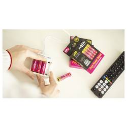 Ansmann Pure Power Set 4× Micro AAA Akkus und Lademodul akumulátor AAA Li-Ion 1250 mAh 1.5 V 1 ks