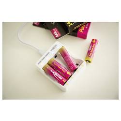 Ansmann Pure Power Set 4× Mignon AA Akkus und Lademodul akumulátor AA, Li-Ion, 3250 mAh, 1.5 V, 1 ks