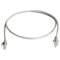 Telegärtner 100009372 RJ45 síťové kabely, propojovací kabely CAT 5e 15.0 m šedá samozhášecí, S průchodkou chránící proti zlomení 1 ks