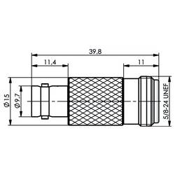 Telegärtner 100123592 100123592 BNC adaptér - 1 ks