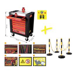 KS Tools 1176155 dílenský vozík Barva: černá, červená