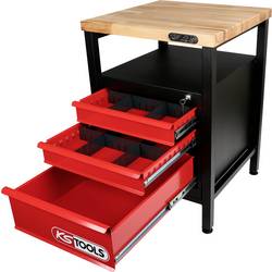 KS Tools 8650010 pracovní stůl (š x v x h) 600 x 840 x 600 mm černá, červená