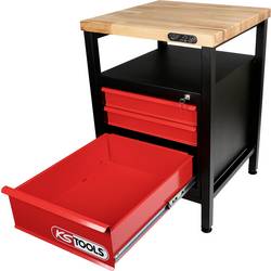 KS Tools 8650010 pracovní stůl (š x v x h) 600 x 840 x 600 mm černá, červená