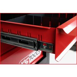 KS Tools 8650010 pracovní stůl (š x v x h) 600 x 840 x 600 mm černá, červená