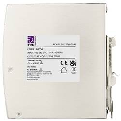 TRU COMPONENTS TC-13864568 síťový zdroj na DIN lištu 48 V/DC 2.5 A 120 W Počet výstupů:1 x Obsah 1 ks