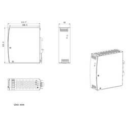 TRU COMPONENTS TC-13864568 síťový zdroj na DIN lištu 48 V/DC 2.5 A 120 W Počet výstupů:1 x Obsah 1 ks