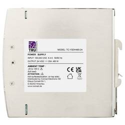 TRU COMPONENTS TC-13864572 síťový zdroj na DIN lištu 24 V/DC 20 A 480 W Počet výstupů:1 x Obsah 1 ks