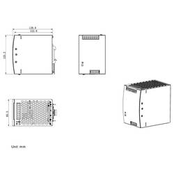 TRU COMPONENTS TC-13864572 síťový zdroj na DIN lištu 24 V/DC 20 A 480 W Počet výstupů:1 x Obsah 1 ks