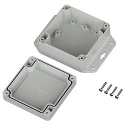 TRU COMPONENTS 6U07090905619 TC-13865240 Průmyslová skříň 121.5 x 90 x 45 polykarbonát světle šedá 1 ks
