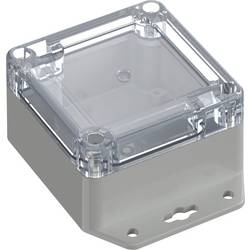 TRU COMPONENTS 6U07080805639 TC-13865228 Průmyslová skříň 106.5 x 76.5 x 45 polykarbonát světle šedá 1 ks