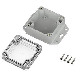 TRU COMPONENTS 6U07080805639 TC-13865228 Průmyslová skříň 106.5 x 76.5 x 45 polykarbonát světle šedá 1 ks