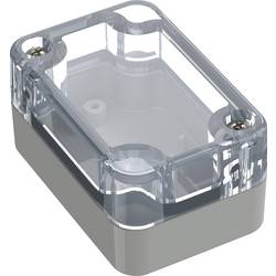 TRU COMPONENTS 6U07060403139 TC-13865044 Průmyslová skříň 60 x 40 x 30 polykarbonát transparentní, světle šedá 1 ks