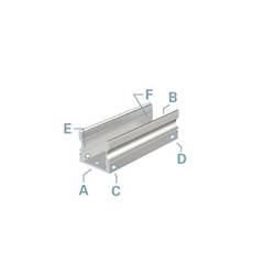 Deko Light 970145 AU-02-12 U profil hliník (d x š x v) 2000 x 18 x 15 mm 2 m