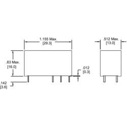 Miniaturní výkonové relé AZ762, 16 A 60 V/DC 1 spínací kontakt Zettler Electronics AZ762-1A-60DE 1 ks