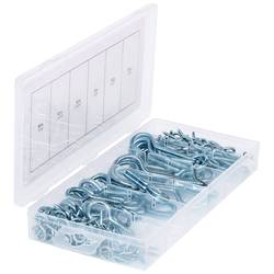 KS Tools 970.0380 Sada šroubů s hákem a okem, 151 ks 1 ks
