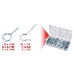 KS Tools 9700380 Sada šroubů s hákem a okem, 151 ks 1 ks
