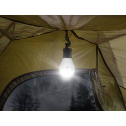 Calima 46058 LED campingové osvětlení 20 lm na baterii 76 g bílá, černá
