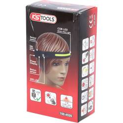 KS Tools KS TOOLS - 270 Outdoor-Kopflampe mit Bewegungssensor LED čelovka, napájeno akumulátorem, 350 lm, 8 h, 150.4520