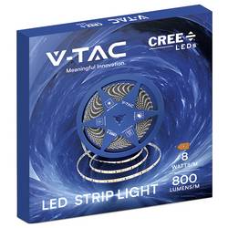 V-TAC VT-2835 240816 LED pásek Energetická třída (EEK2021): F (A - G) volný konec 24 V 10 m přírodní bílá 10 m