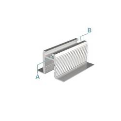Deko Light 975475 ET-03-10 Sádrokartonový profil hliník (š x v x h) 37.50 x 25.50 x 2500 mm 2.50 m