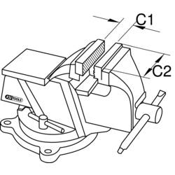 KS Tools 963.5005 svěrák, 9635005, Rozpětí (max.): 100 mm