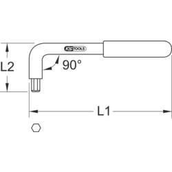 KS Tools 117.2485 klíč 5/32 palec