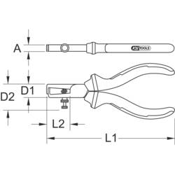 KS Tools 115.1014, 1151014, odizolovací kleště