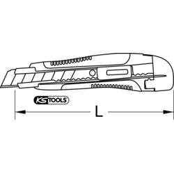KS Tools 9072175 Komfortní odlamovací nůž 18 mm 1 ks