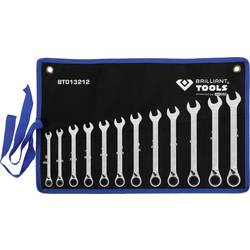 Brilliant Tools BT013212 BT013212 Sada očkových ráčnových klíčů Délka klíče (cm) (jen pro nadpis) 8 - 53 mm