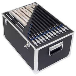 Dasqua 4111-8203 sada třmenových mikrometrů s kontrolním měřítkem 0 - 300 mm DIN 863