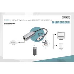 Digitus DN-3028 síťový adaptér 2.5 GBit/s USB, USB 3.0, USB 3.1, USB 3.2 (Gen 1x1) , USB-A