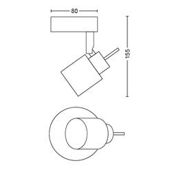 Philips Meranti 8719514465299 stropní lampa LED GU10 bílá