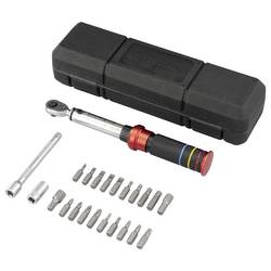 TOOLCRAFT 23 stk., TO-10332102, sada (momentový klíč), 1/4 (6,3 mm), 3 - 25 Nm