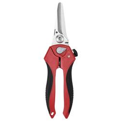 TOOLCRAFT TO-9625917 univerzální nůžky 205 mm červená, černá