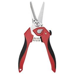 TOOLCRAFT TO-9625917 univerzální nůžky 205 mm červená, černá
