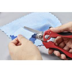 TOOLCRAFT TO-9625917 univerzální nůžky 205 mm červená, černá