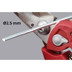 TOOLCRAFT TO-9625917 univerzální nůžky 205 mm červená, černá
