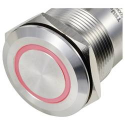 TRU COMPONENTS TC-PS223P10YSSR12T M12 MALE CONNECTOR, TC-12835304 piezo tlačítko, 22 mm, 24 V, 0.2 A, 1 ks