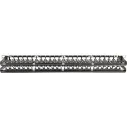 Digitus DN-91424 48 portů síťový patch panel 483 mm (19) CAT 6A 1 U vícebarevná neosazený
