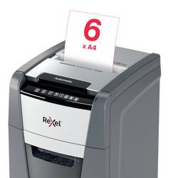 Rexel Optimum AutoFeed+ 130M skartovačka 150 listů mikrořez 2 x 15 mm P-5 44 l Křížový řez kancelářské sponky, sponky do sešívačky, kreditní karty