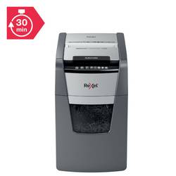 Rexel Optimum AutoFeed+ 130M skartovačka 150 listů mikrořez 2 x 15 mm P-5 44 l Křížový řez kancelářské sponky, sponky do sešívačky, kreditní karty