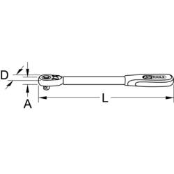 KS Tools 918.1270 9181270 ráčna