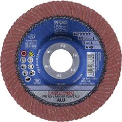 PFERD TOOLS 67689068 A Sgp Curve Alu vějířovitý brusný kotouč Průměr 125 mm Ø otvoru 22.23 mm Zrnitost 40 10 ks