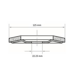 LUKAS-ERZETT A27181250801406 lamelový kotouč Průměr 125 mm Zrnitost=80 10 ks
