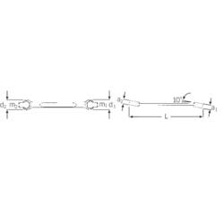 Stahlwille 41081011 24 10 X 11 otevřený oboustranný miniklíč Délka klíče (cm) (jen pro nadpis) 10 - 11 mm