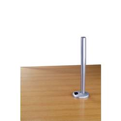 LINDY Desk Clamp Pole držák na stůl pro monitor 1 Displej: (s) stříbrná pevný