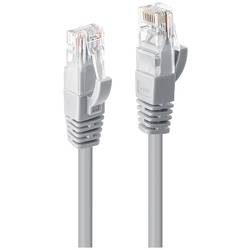 LINDY 48006 RJ45 síťové kabely, propojovací kabely CAT 6 U/UTP 7.50 m šedá S průchodkou chránící proti zlomení 1 ks