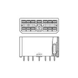 TE Connectivity 172034-1, 1 ks Tray