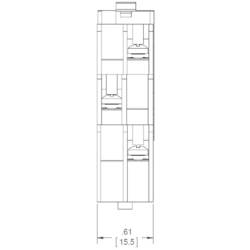 Crydom DRSED patice pro relé Crydom řada ED , (d x š x v) 71 x 15.5 x 49.5 mm, 1 ks